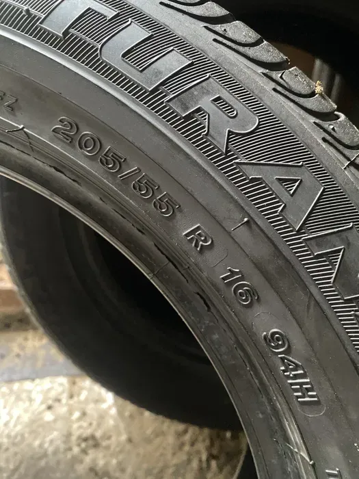 205/55 R16 Bridgestone Turanza пара шин летних