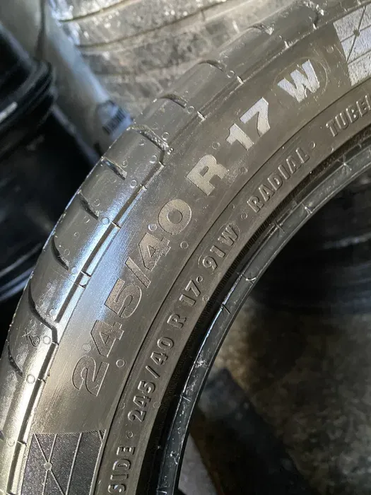 245/40 R17 Continental ContiSportContact 5 пара шин летних