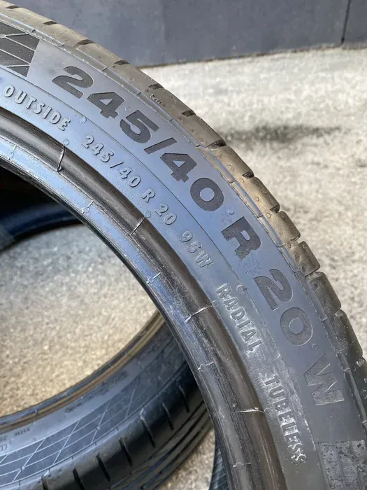 245/40 R20 Continental ContiSportContact пара шин летних
