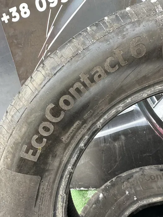215/65 R16 Continental EcoContact 6, 20г комплект шин летних.
