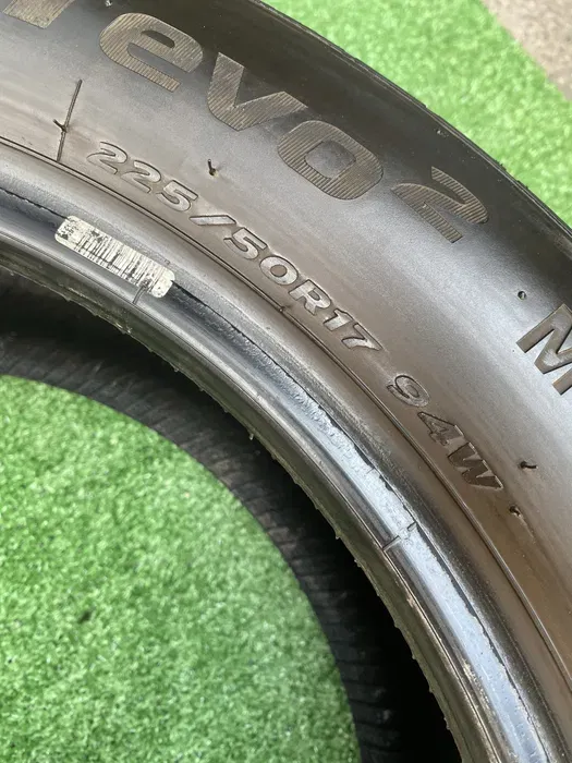 225/50 R17 Hankook Ventus S1 Evo 2 ,19г пара шин летних