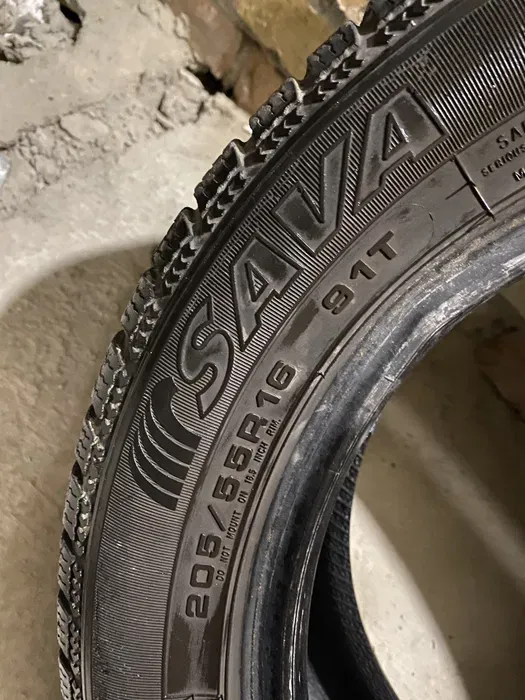 205/55 R16 Sava Eskimo пара шин зимних.